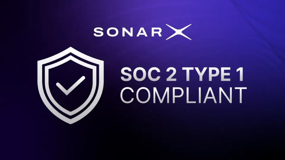 SonarX Achieves SOC 2 Type I Compliance